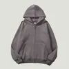 Brand Oversize Fleece Hoodies Sweatshirts Men Stereoscopic Letters Streetwear Hip Hop Casual Cotton Zipper Cardigan Couples Tops G220713