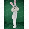 Halloween Biały Rabbit Mascot Costume Wysokiej jakości kreskówka strój postaci garnitur unisex dorosłych rozmiar świątecznych przyjęcia urodzinowego strój na zewnątrz