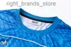 T-shirts pour hommes Maillot de football Trapstar Mesh Bleu No.22 T-shirt de sport pour hommes W220811