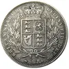 Hobo 1844/1893 Kraliçe Victoria Genç Kafa Gümüş Zanaat Taç Sikke - Büyük Britanya Kopyalama Paraları Kafatası Tasarım Süsler Ev Dekorasyon Aksesuarları