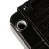 Fans & Coolings 120mm Aluminum Computer Radiator Water Cooler 10 Tube CPU Heat Sink Exchanger DeisgnFans