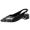 Elbise ayakkabıları yeni markalı Avrupa kısa topuk tıknaz yaz yumruk kayış ladie sandal karışımı renkli kadınlar yumuşak 220718