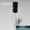 50pcs 1.5ml 2ml Bayonet Bottle Sample French Pump Perfume Bottle Spray Bottle Plastic Nozzle Glass Bayonet Black White Color