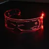 Christmas Colorful Luminous Glasses Novelty Lighting for Music Bar KTV Valentine's Day Party Decoration LED Goggles Festival Performance Props D3.0