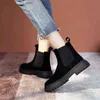 2022 Kvinnors Autumn Winter Martin Boots Fashion All-Match korta stövlar Stor storlek Bekväma varma damstövlar Botas de Mujer Y220707