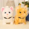 Electric Plush Simulation Display Mold Cat Tail Wagging Ass Shaking Toy Robot for Children Interesting