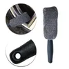 Car Brushes Portable Microfiber Wheel Tire Rim Brush Wheel Washing Cleaning With Plastic Handle Cleaner Tools