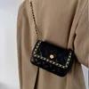 Ontwerpers Tassen Luxurys Women Handtas Schoudertassen Hoogwaardige ketting Lady Wallet Casual en veelzijdige vierkante handtassen 2 Kleuren Stijl Zeer mooi