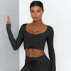 Women's T-Shirt Seamless Yoga Sets Sport Suit Two Piece Set Women Gym Clothing Workout Sportswear High Waist Leggins Top