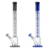 18 mm vrouwelijke gewricht zwart blauwe waterpijpbeurt unieke grote bong 4 lagen perc 6 armbomen dab olieligingen hoge bongs 5 ​​mm dik met bwol diffuse downstem wp21101