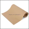 Packing Paper Office School Business Industrial Brown Kraft Roll 12 Inch X100 Feet Natural Recyclable For Craft Gift Wrap Jk2102Xb Drop De