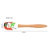 New Christmas Wooden Handle tools Kitchen Fondant Cake Cream Spatula Silicone Butter Scraper Baking Tools Espatula Silicona C0711G12