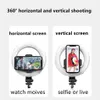اللاسلكي Bluetooth selfie عصا حلقة ملء ضوء ثلاثي القوائم ميني ميدانية قابلة للتمديد مع التحكم عن بُعد لـ iOS Android Phone L07