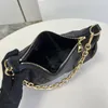 10A Top Tier Mirror Quality Luxuries Designers Half Moon Bag Small Real Leather Quilted Purse Over The Moon Women Handbag Black Sh314Y