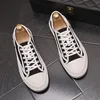 Designers de luxe Robe à lacets Chaussures de soirée de mariage Confortable Blanc Fond épais Sport Casual Sneaker Mode Respirant Bout rond Conduite Marche Mocassins