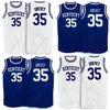 Nikivip Custom Kevin Grevey #35 Kentucky Basketball Jersey Stitched White Black Size S-4XL Alla namn och nummer toppkvalitetströjor