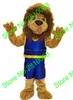 Costume da bambola mascotte Può essere lavato con acqua Materiale EVA Casco che fa indossare vestiti Costumi mascotte leone Cartoon Apparel 394