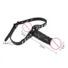 Double Ended Dildo Strap On Penis Mond Gag Orale sexy speelgoed voor koppel Realistische plug Slave BDSM Bondage Shop