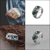 Bagues de bande Bijoux Creative Réglable Ouvert Hibou Bague Grenouille Pour Femmes Hommes Mariage S Charme Unisexe En Acier Inoxydable Drop Livraison 2021 Hvxcx