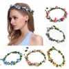 Wreath Plum Flower Flor Blossom Wrinal Weet Wedding Floral Crown Hairband Moda Boho Bohemian Banddress 11 estilos