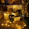 Saiten 50/100/200 LED Solar Licht Outdoor Leder Faden Lichterketten Urlaub Weihnachten Party Wasserdicht Fee Garten GarlandLED