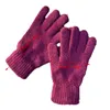 Fünf Finger Handschuhe Paar Winter Vollfinger süße Plüsch warme Reitfäden Mädchen Frauen weibliche Mode flauschige Fäustlingefive