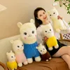 26 cm creatief schattig alpaca poppen pluche speelgoed cartoon lam doll meisjes slaapkussen verjaardag cadeau