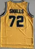 Xflsp Günstige Film-Basketball-Trikots Bad Boy Notorious Big 72 Biggie Smalls Jersey Männer Sport Alle genähten gelben Farben Top-Qualität im Angebot