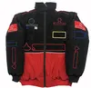 F1 racing suit new full embroidered logo team cotton padded jacket spot sale