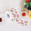 Merry Christmas Aapkins Toiletpapier Creatieve drukpatroon Serie Roll of Papers Fashion Grappige Nieuwheid Gift Eco Vriendelijk draagbare SN4546