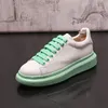 Estilo británico con cordones Vestido de novia Zapatos de fiesta Verano Transpirable Hombres Deportes Zapatillas de deporte casuales Diseñador de lujo Punta redonda Conducción Mocasines para caminar