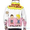 Herren-Kapuzenpullover, Sweatshirts, Herren-Sweatshirt für Damen, lustiger Beavis And Butt-Head-Aufdruck, lässiger Kapuzenpullover, Streatwear für Herren