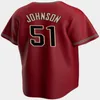 2022 Randy Johnson Jerseys David Peralta Nick Ahmed Madison Bumgarner Mark Melancon Josh Rojas Ketel Marte Perdomo Anpassade män Kvinnor