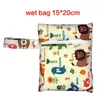 Waterproof Reusable Wet Bags Menstrual Nursing Pads Make up Stroller Travel Pocket Mini Bag