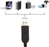 Zasilacz Kabel USB z gniazdem DC 5,5 x 2,5 mm, USB 5V do DC 12V kabel 3 stóp