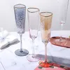 200/350ml 2Pcs Phnom Penh Hammer Calice Cristallo Creativo Vino Rosso Champagne Party Casa Vetreria Bere