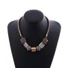 Pendant Necklaces Match-Right Women Necklace Statement & Pendants Wood Beads For Jewelry MX012
