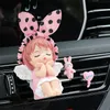 Decorazioni per interni Cute Angel Doll Clip di profumo Prodotti per auto Presa d'aria condizionata Decorazione Deodorante per auto per regalo per ragazzaInterno