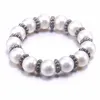 Bangle Chinese Style Fashion Rosary Bracelet Female Pearl Resin Stretch Noble Jewelry Comfortable Gift WholesaleBangle Lars22