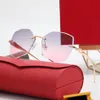 sunglasses for women carti glasses for men gradient Designer Fashion casual sunglass frame Leopard head Rimless pink rhombus oversize Gold blue Shallow dark brown