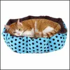 Другое собачье снабжает домашний сад супер милый мягкий кошачий кровать зимний дом для теплого хлопкового изделия мини -щенок удобный диван H008 Drop Del Del