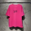 Italien 2022 Designer T-Shirt Sommer Damen Paris T-Shirts Paare Print Plus Size Kurzarm T-Shirts Streetwear Briefmuster S-5XL
