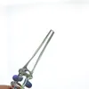 Glazen dabberstrookrookaccessoires Glazen pijp 180 mm Lengte 14 mm Diameter voor DAB Rig Water Pipe