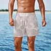 Herr shorts Summer Beach Cartoon Animal Series Tryckt 3D-tryck Young Men 2022 Casual Straight Microelastic Swimming Trunksmen's Drak22