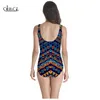 Est Bohemian Tribal Totem 3D Print Girls Onepiece Summer Bathing Sude Sleeveless Slim Sexig Women Fashion Swimsuit 220617