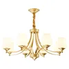 Kolye Lambalar Avize Modern Goldendecoration Chandeliers Tavan Oturma Odası Yatak Odası Yemek E14 Siyah/Altın Demir Aydınlatma Fikstür