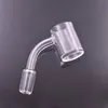 Vente chaude Accessoires pour fumer 4mm Fond Quartz Banger Nail 10mm 14mm 18mm Mâle Femelle 45 90 Degrés Pour Verre Dab Rigs bong