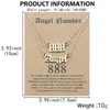 Multilayer Angel Number Pendant Necklace Layed Necklace Wish Card 111 222 333 444 555 666 777 888 999 Numerologi Lucky BFF Friendship Jewelry for Women Girls Girls