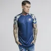 Sik Silk T Shirt Men Summer Summer Servression Compression Tshirt Mesh Tops Tee Tee Clothing Dasual Fashion Tshirts Men 220521