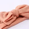Hair Accessories Big Bow Baby Headband Wide Elastic Girl Kids Turban Solid Color Born Infant Headwrap